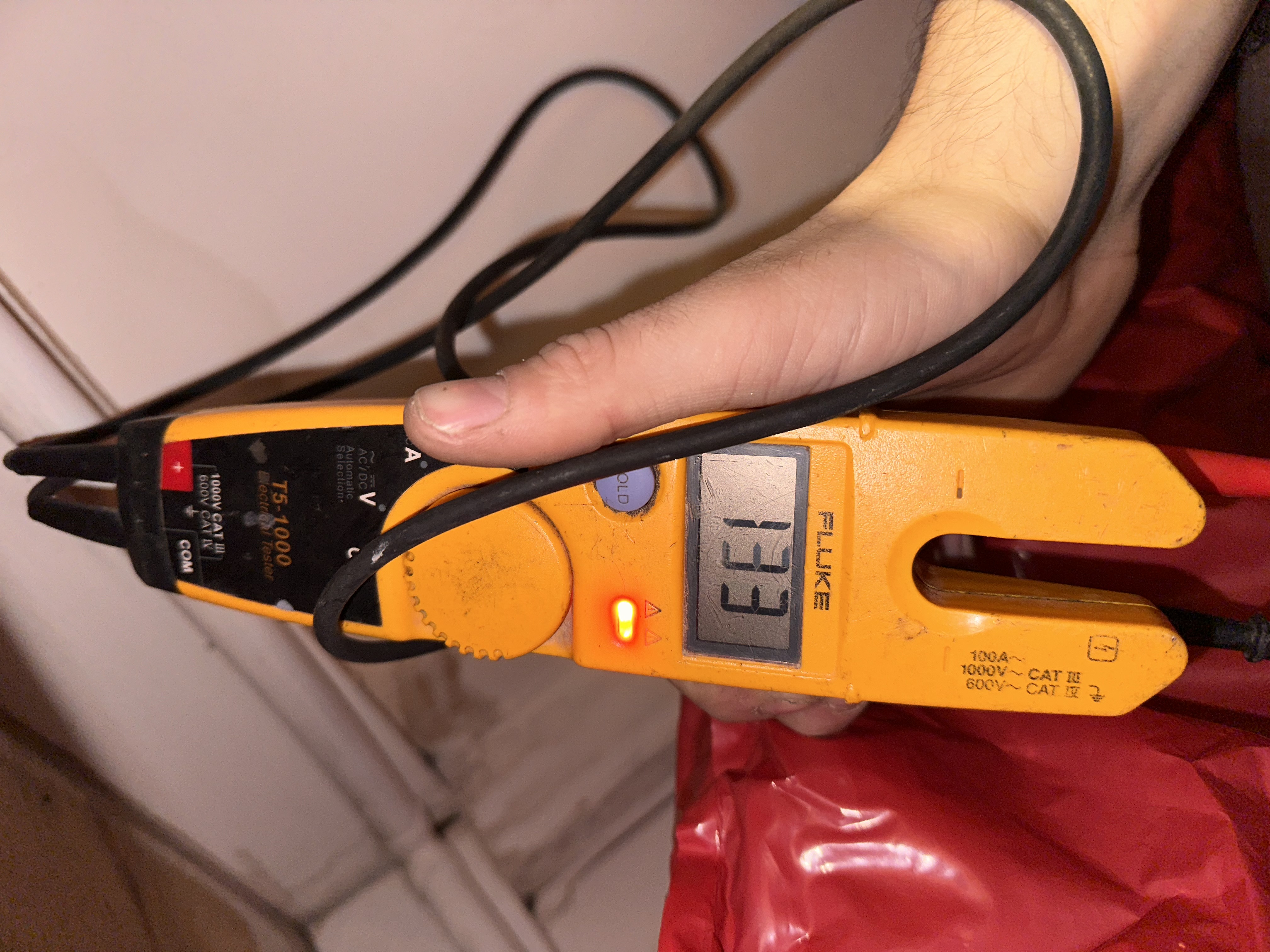 Boiler diagnostic display reading during fault investigation